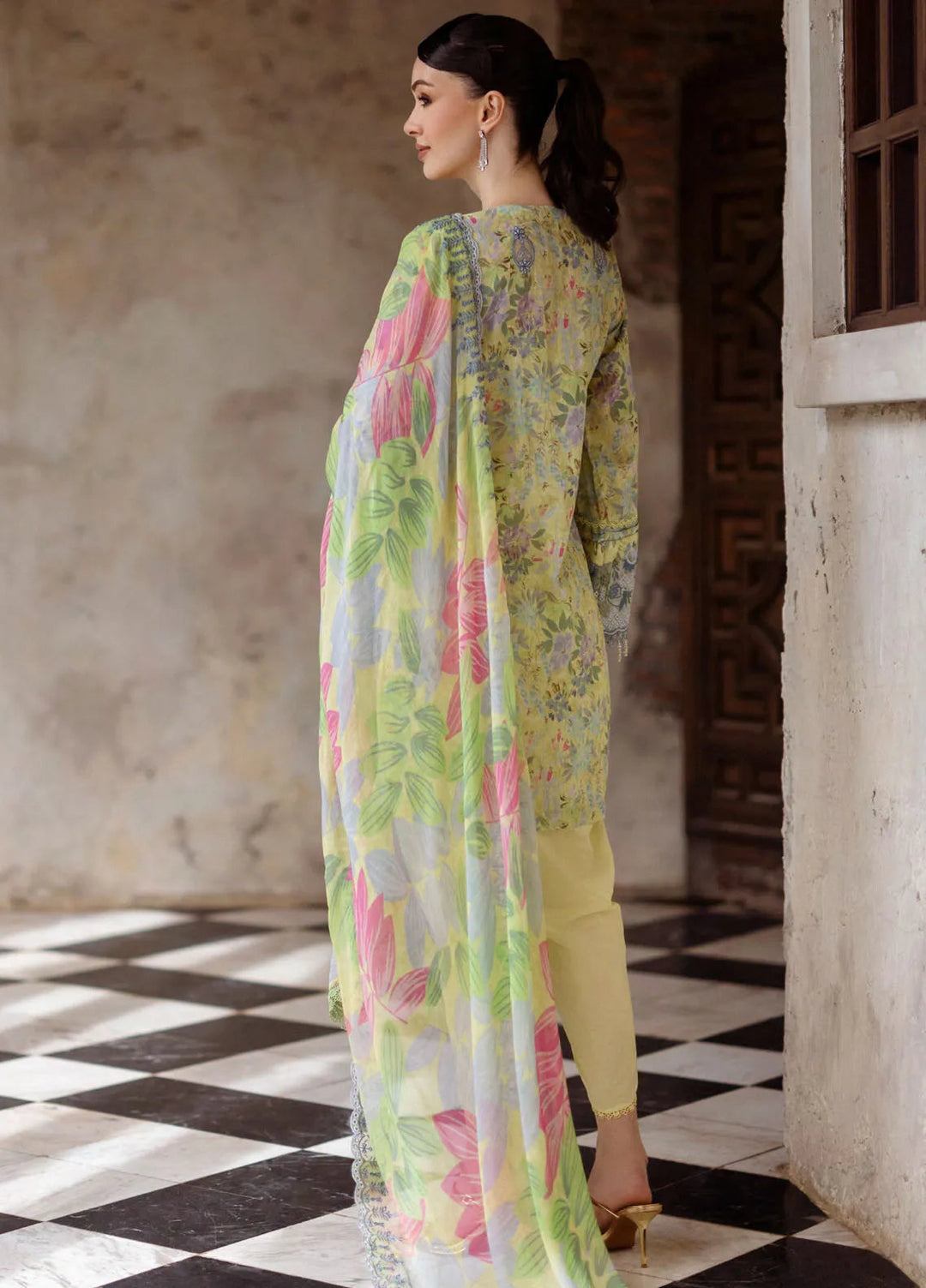 Sunshine Bloom by Al Zohaib Printed Lawn Suits Unstitched 3 Piece AZ25SB S-05 - Summer Collection