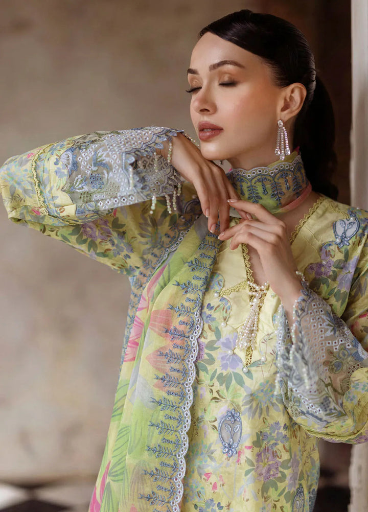 Sunshine Bloom by Al Zohaib Printed Lawn Suits Unstitched 3 Piece AZ25SB S-05 - Summer Collection