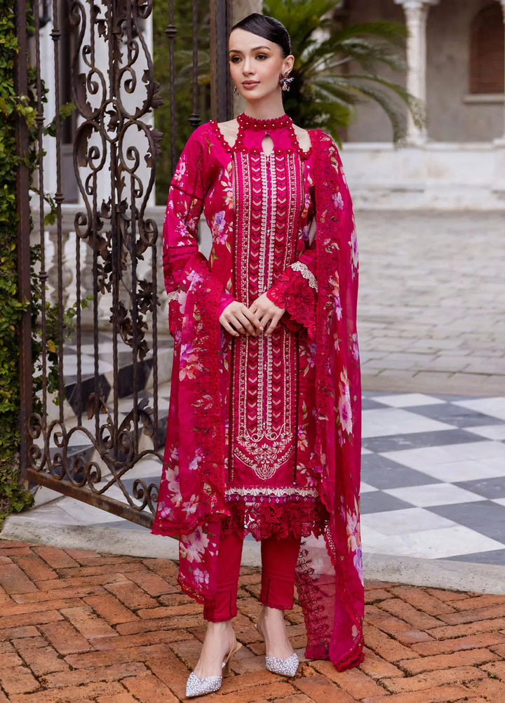 Sunshine Bloom by Al Zohaib Printed Lawn Suits Unstitched 3 Piece AZ25SB S-06 - Summer Collection