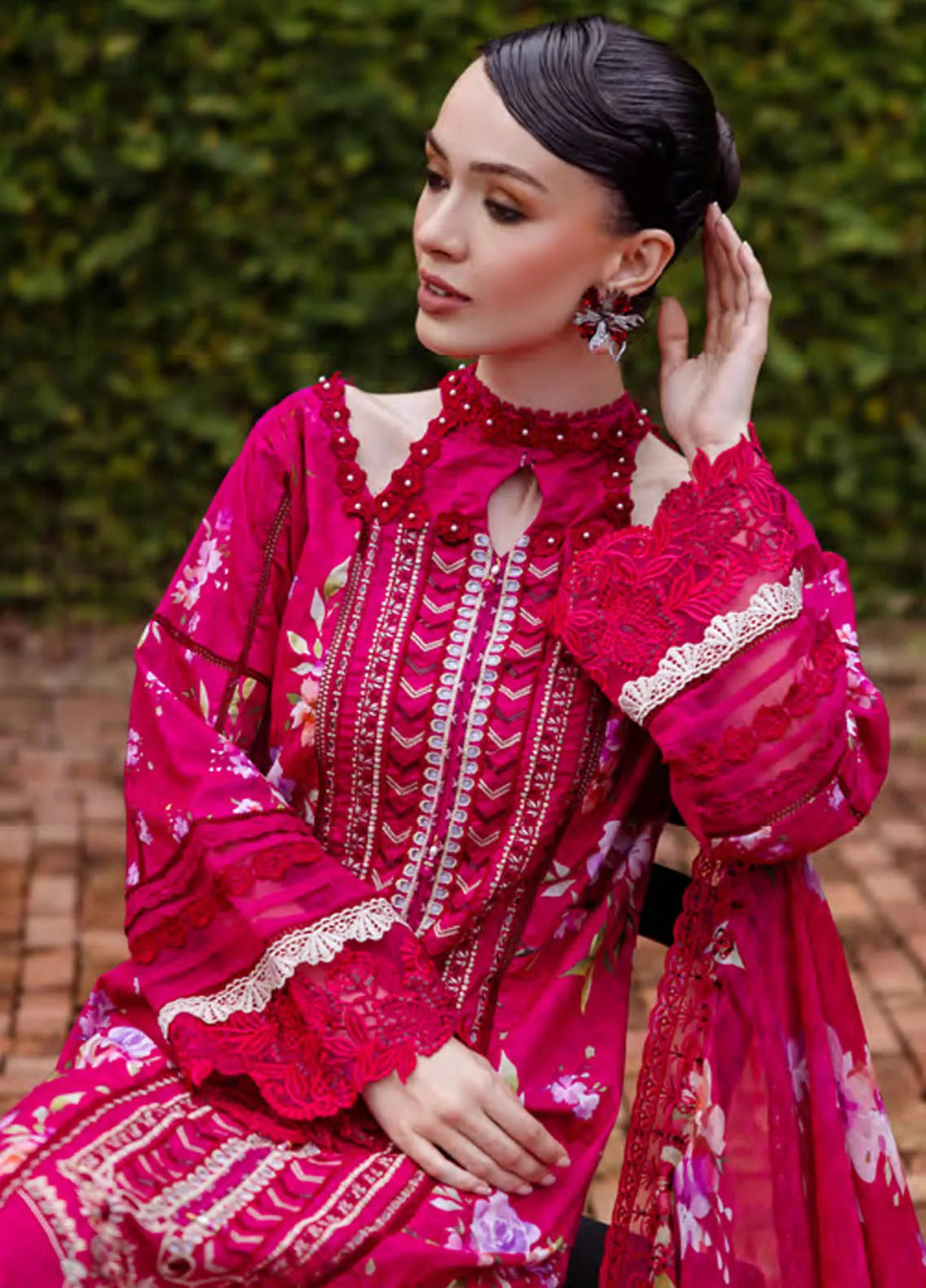 Sunshine Bloom by Al Zohaib Printed Lawn Suits Unstitched 3 Piece AZ25SB S-06 - Summer Collection