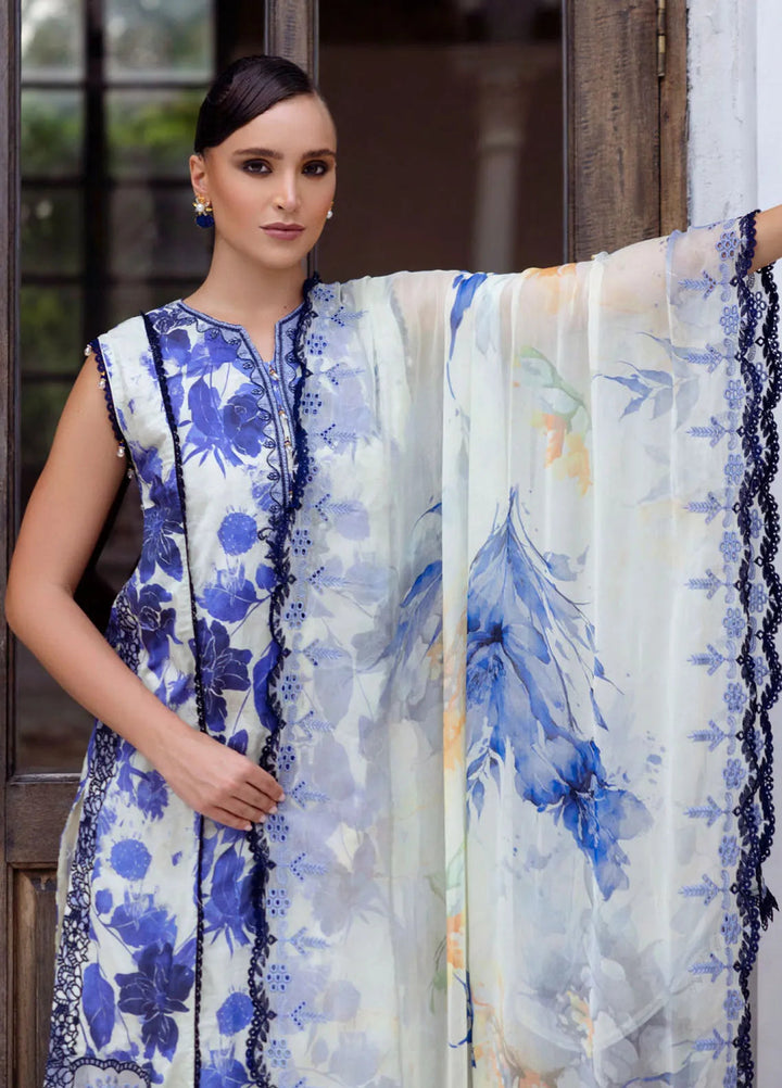 Sunshine Bloom by Al Zohaib Printed Lawn Suits Unstitched 3 Piece AZ25SB S-07 - Summer Collection