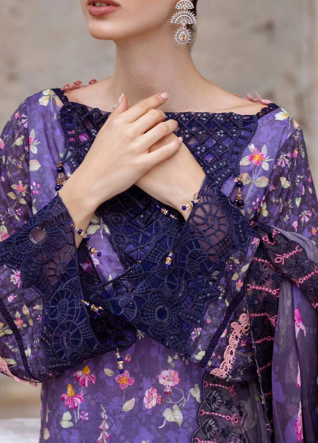 Sunshine Bloom by Al Zohaib Printed Lawn Suits Unstitched 3 Piece AZ25SB S-08 - Summer Collection