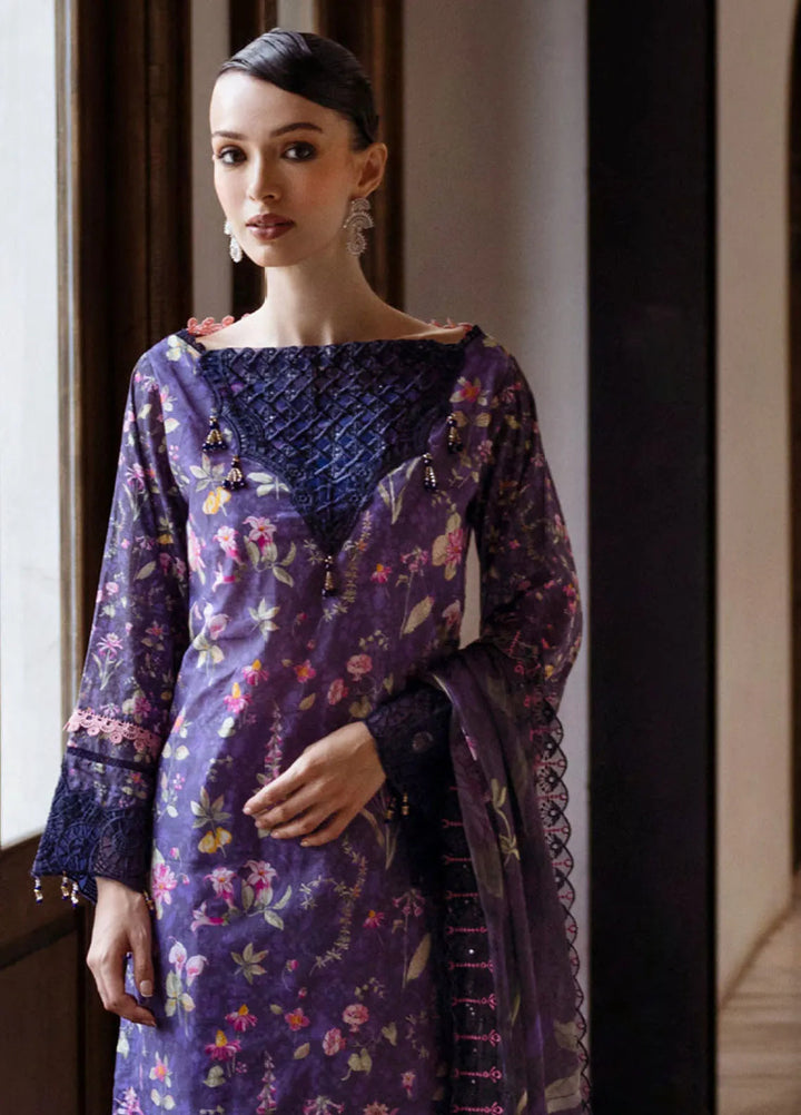 Sunshine Bloom by Al Zohaib Printed Lawn Suits Unstitched 3 Piece AZ25SB S-08 - Summer Collection