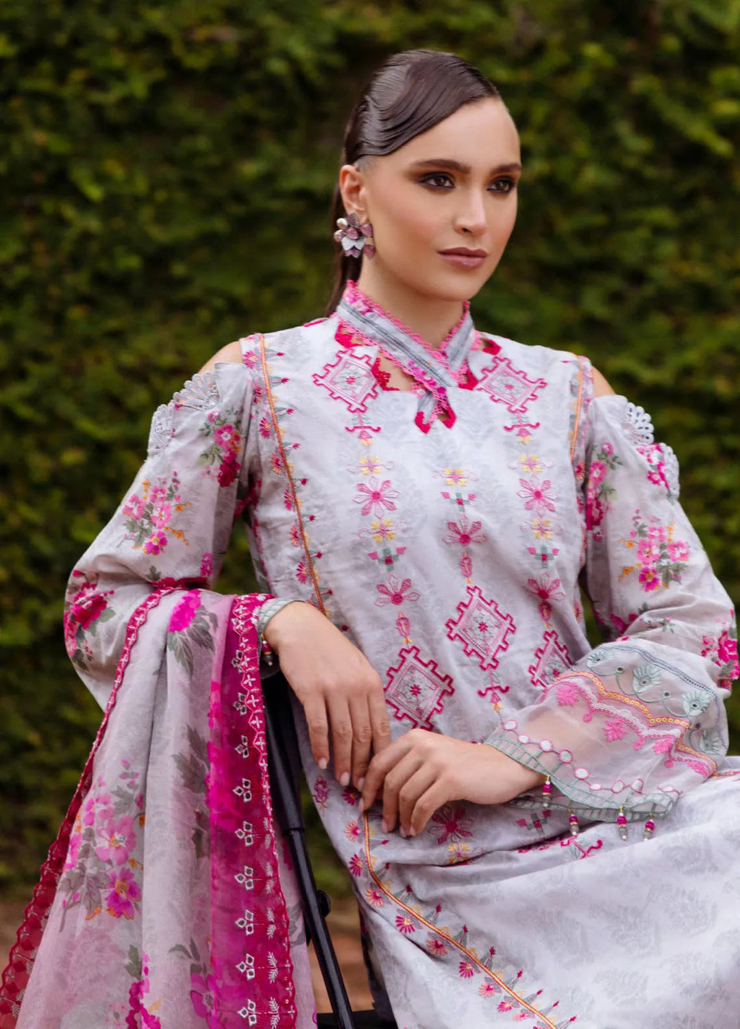 Sunshine Bloom by Al Zohaib Printed Lawn Suits Unstitched 3 Piece AZ25SB S-09 - Summer Collection