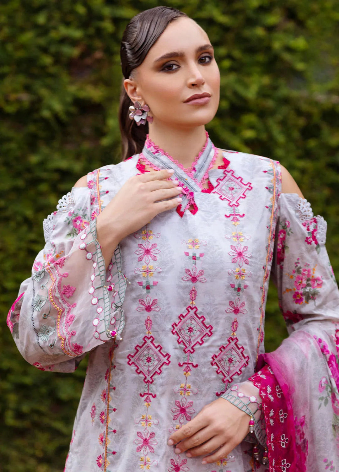Sunshine Bloom by Al Zohaib Printed Lawn Suits Unstitched 3 Piece AZ25SB S-09 - Summer Collection