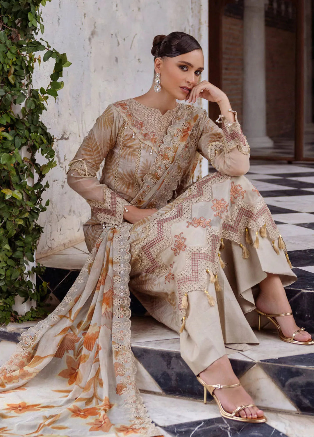 Sunshine Bloom by Al Zohaib Printed Lawn Suits Unstitched 3 Piece AZ25SB S-11 - Summer Collection