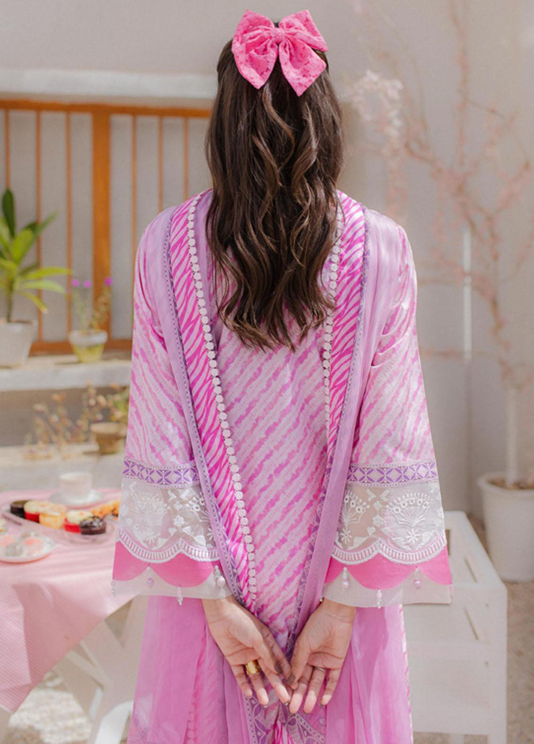 Sunshine Bloom By Al Zohaib Embroidered Cambric Suits Unstitched 3 Piece AZ23PK 05 - Winter Collection