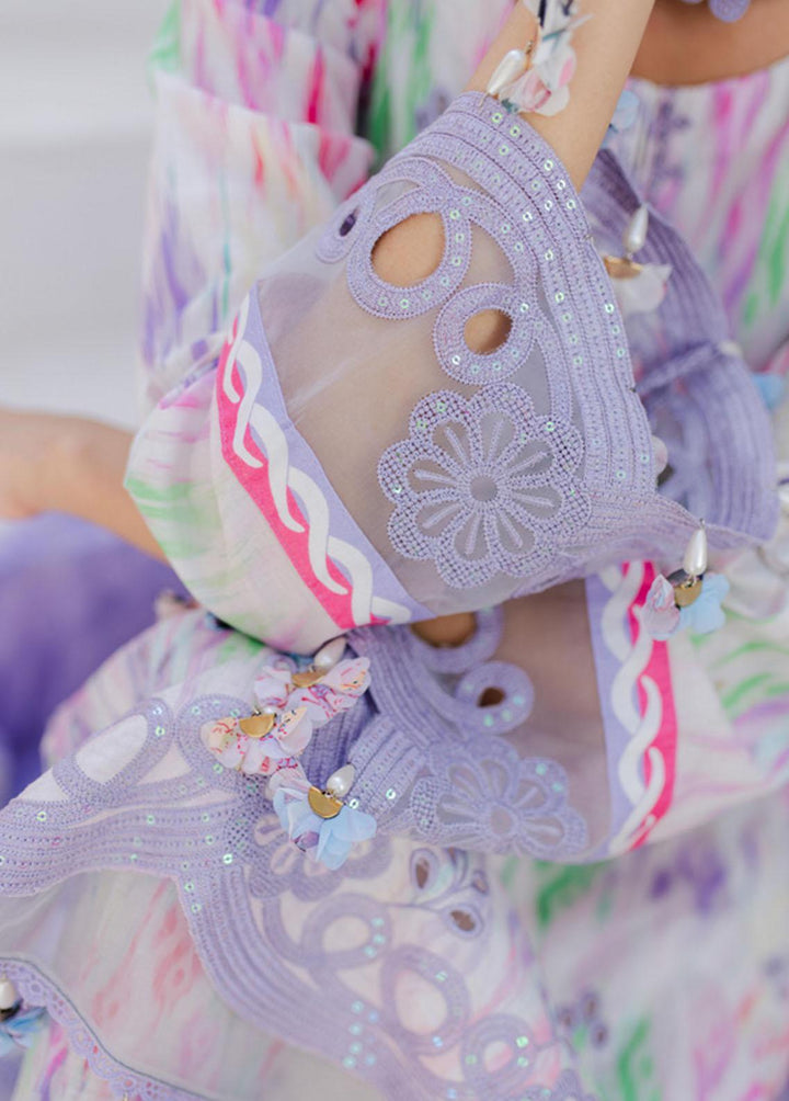 Sunshine Bloom By Al Zohaib Embroidered Cambric Suits Unstitched 3 Piece AZ23PK 11 - Winter Collection