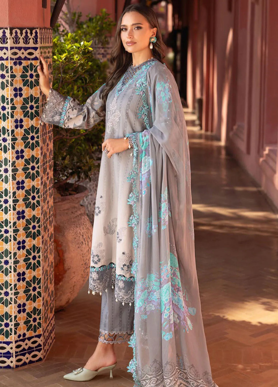 Sunshine by Charizma Embroidered Lawn Suit Unstitched 3 Piece CR25SE SN5-01 - Summer Collection