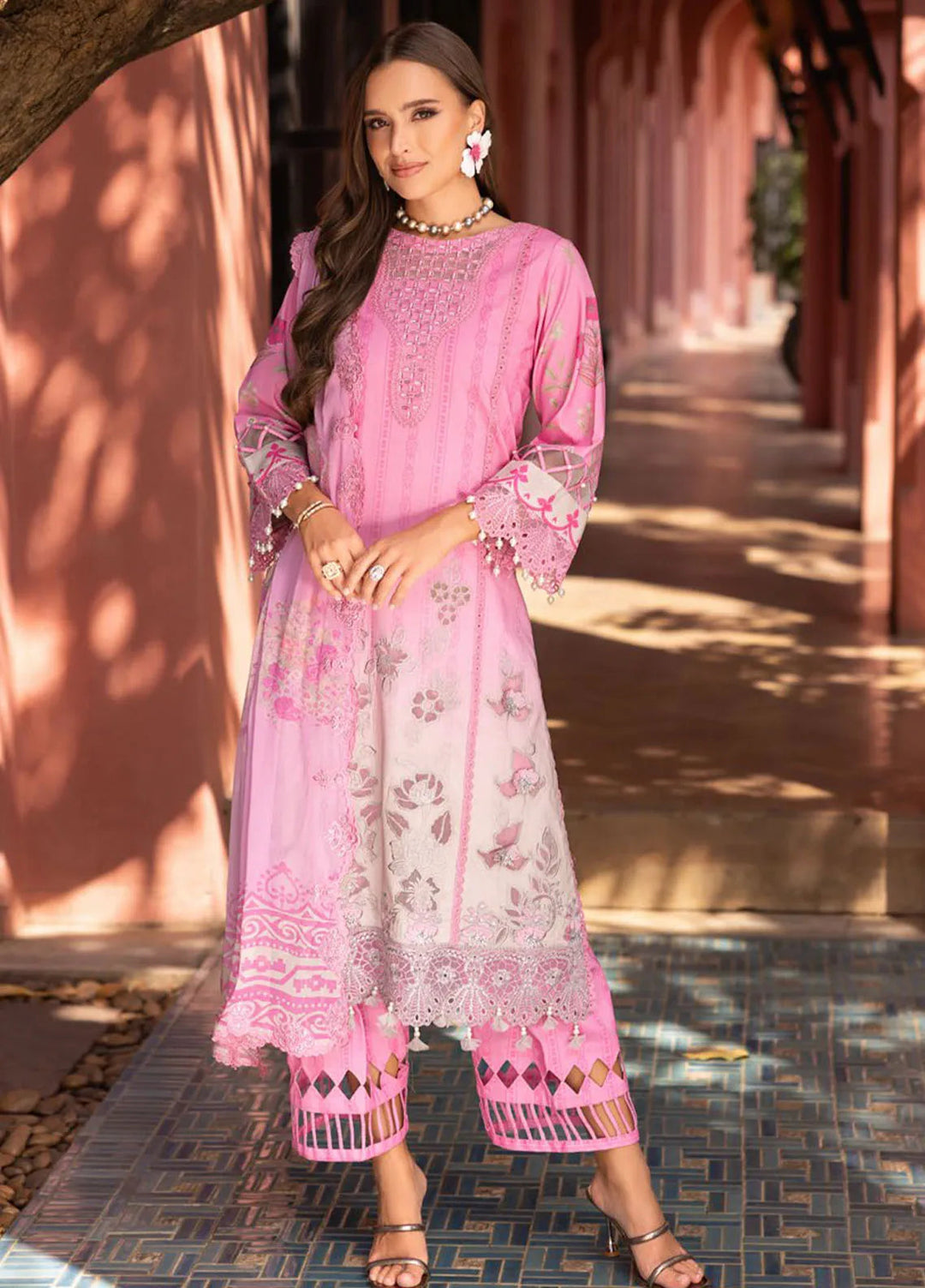 Sunshine by Charizma Embroidered Lawn Suit Unstitched 3 Piece CR25SE SN5-02 - Summer Collection