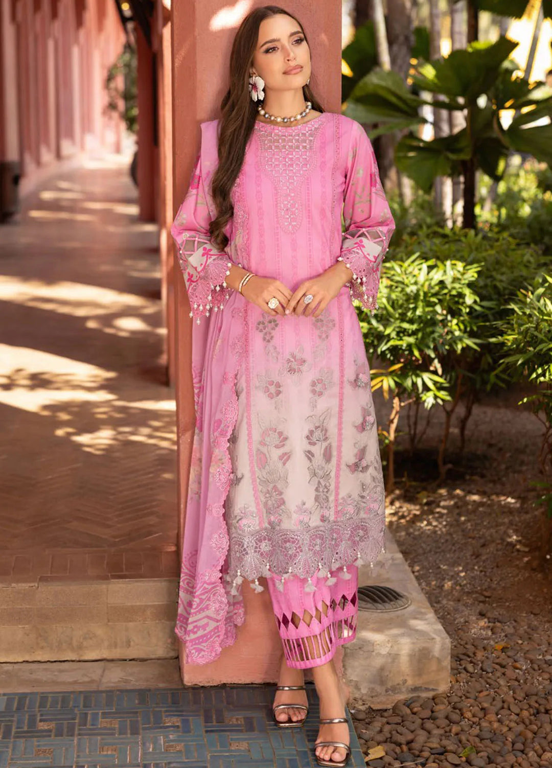 Sunshine by Charizma Embroidered Lawn Suit Unstitched 3 Piece CR25SE SN5-02 - Summer Collection