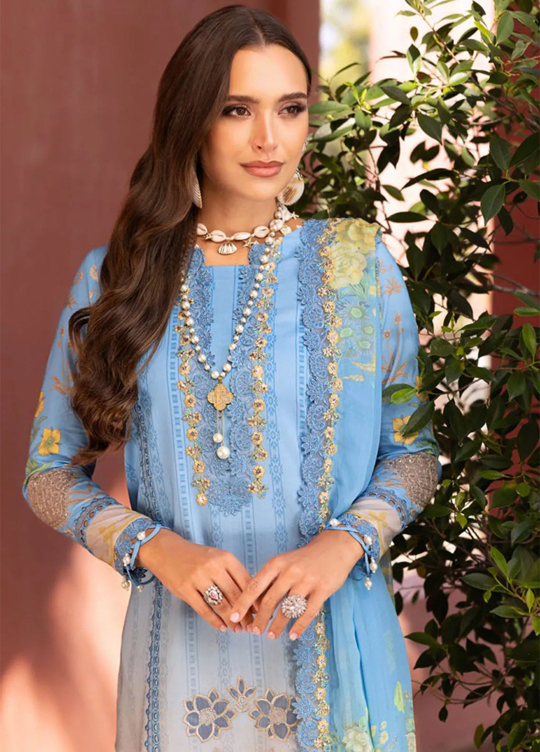 Sunshine by Charizma Embroidered Lawn Suit Unstitched 3 Piece CR25SE SN5-04 - Summer Collection