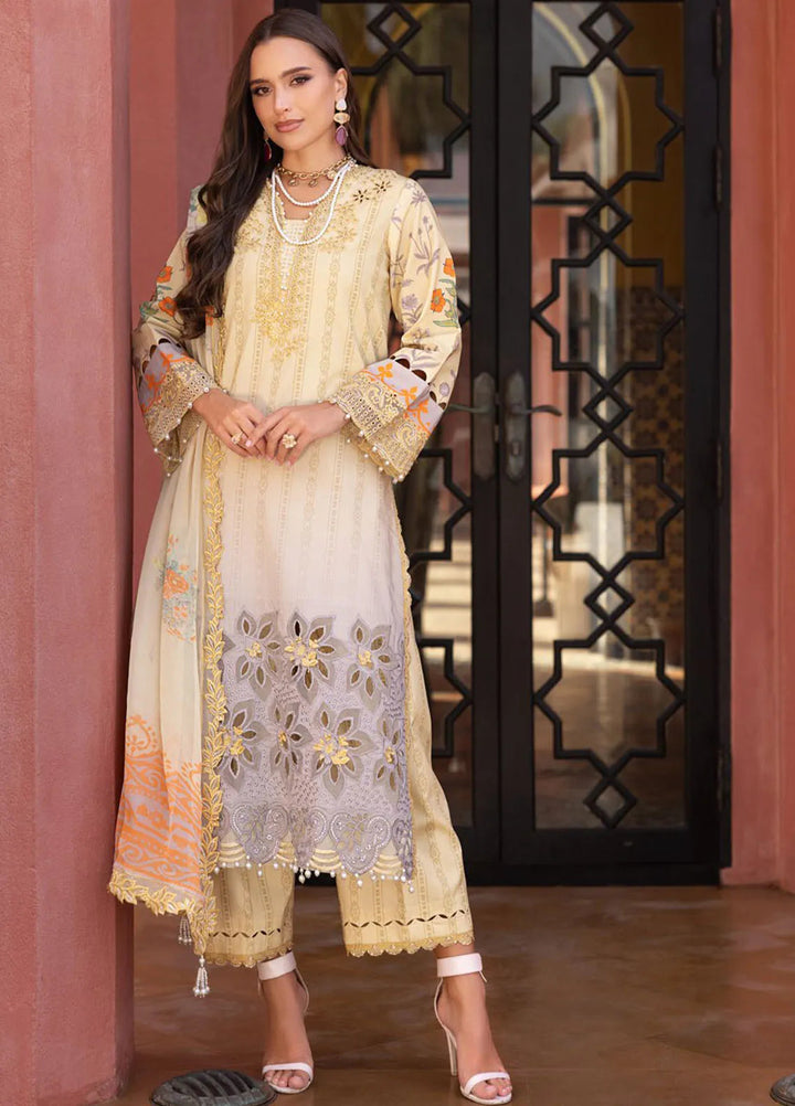 Sunshine by Charizma Embroidered Lawn Suit Unstitched 3 Piece CR25SE SN5-06 - Summer Collection