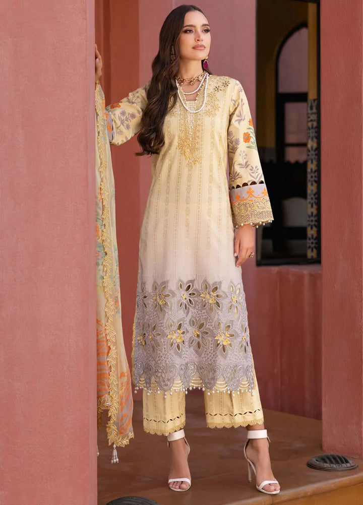 Sunshine by Charizma Embroidered Lawn Suit Unstitched 3 Piece CR25SE SN5-06 - Summer Collection