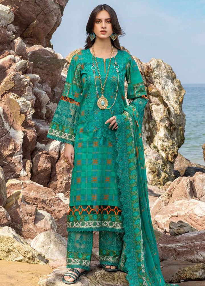Sunshine By Charizma Embroidered Lawn Suit Unstitched 3 Piece CRZ24SL SN4-01 - Summer Collection