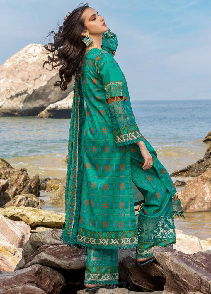 Sunshine By Charizma Embroidered Lawn Suit Unstitched 3 Piece CRZ24SL SN4-01 - Summer Collection