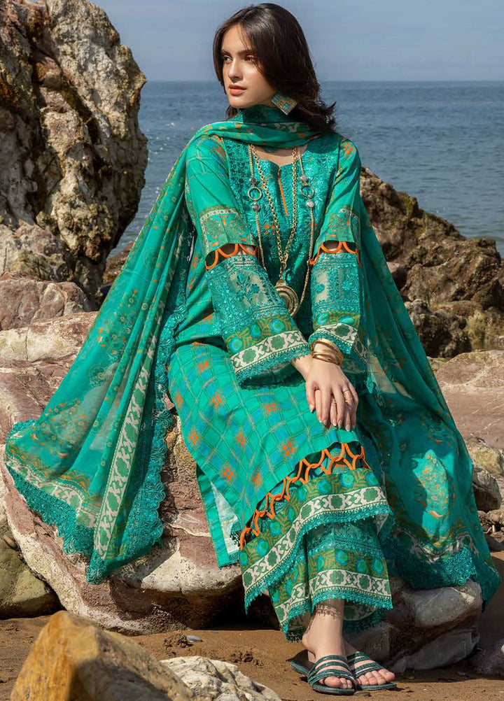 Sunshine By Charizma Embroidered Lawn Suit Unstitched 3 Piece CRZ24SL SN4-01 - Summer Collection
