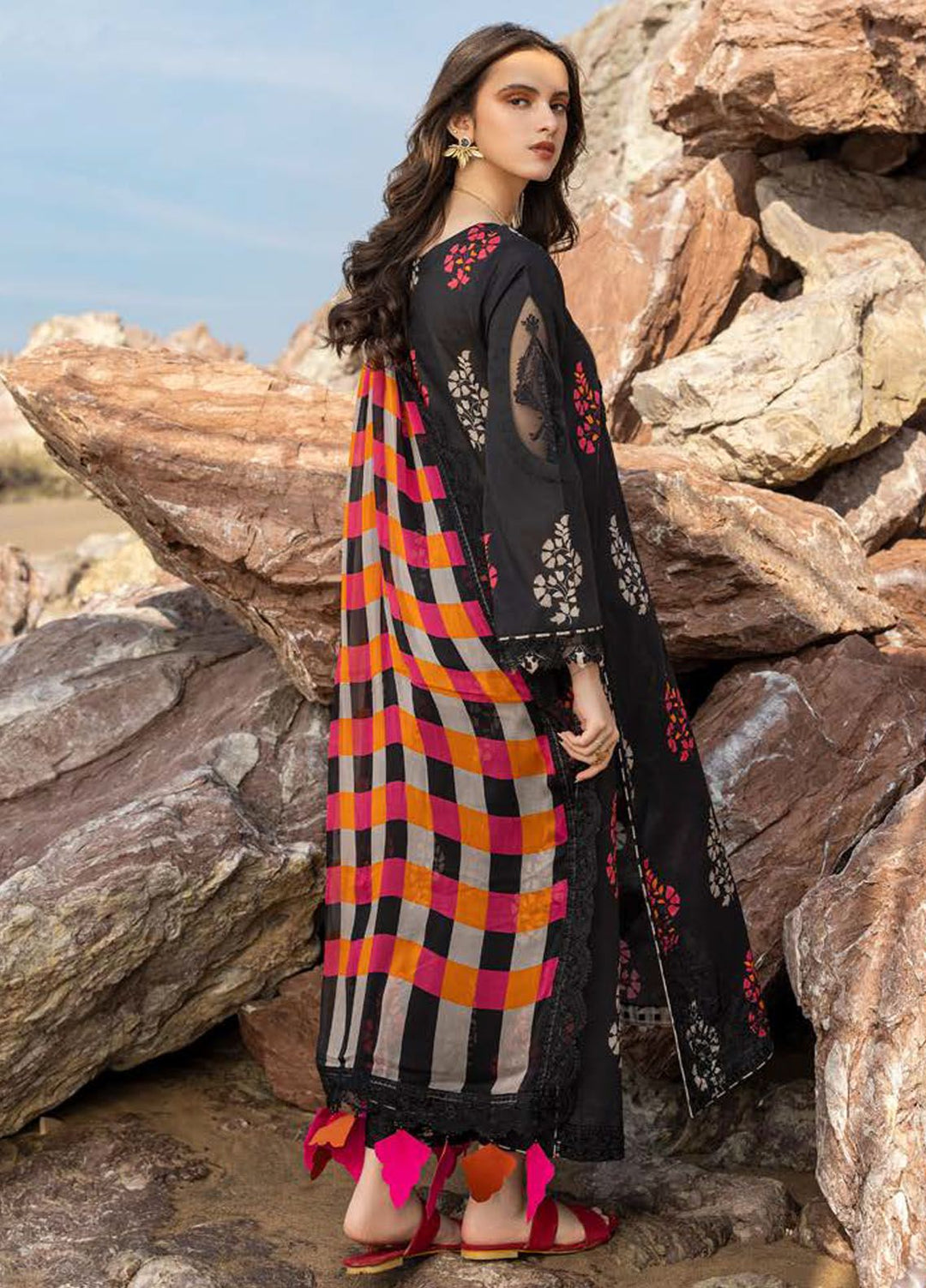 Sunshine By Charizma Embroidered Lawn Suit Unstitched 3 Piece CRZ24SL SN4-05 - Summer Collection