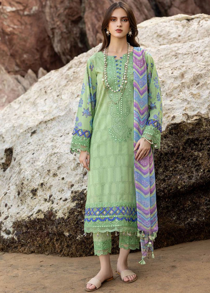 Sunshine By Charizma Embroidered Lawn Suit Unstitched 3 Piece CRZ24SL SN4-06 - Summer Collection