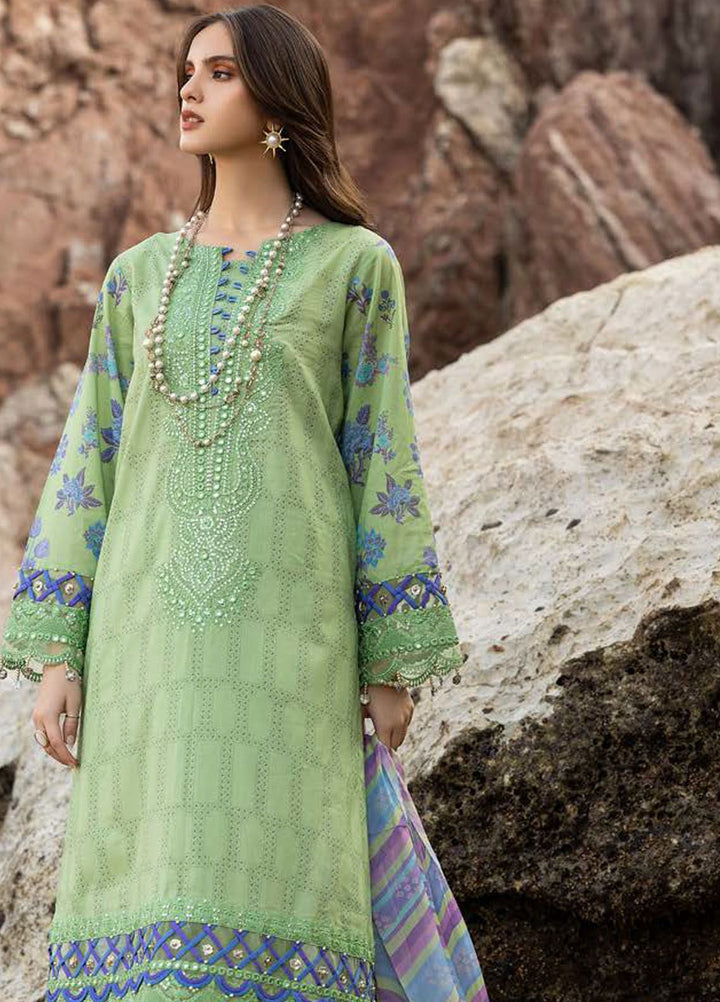 Sunshine By Charizma Embroidered Lawn Suit Unstitched 3 Piece CRZ24SL SN4-06 - Summer Collection