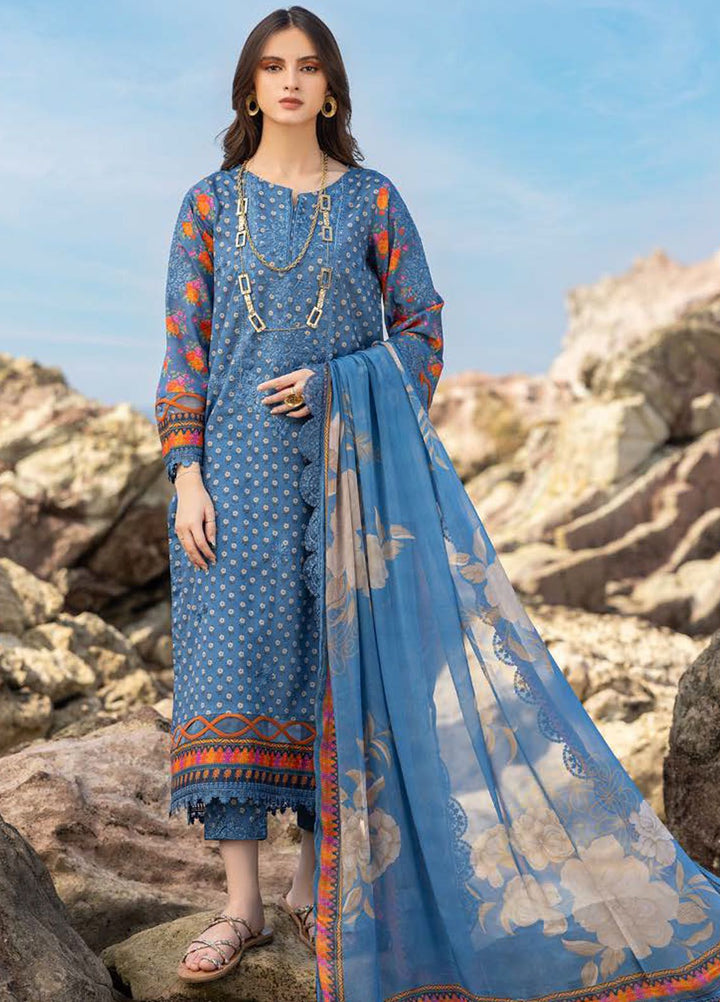 Sunshine By Charizma Embroidered Lawn Suit Unstitched 3 Piece CRZ24SL SN4-09 - Summer Collection