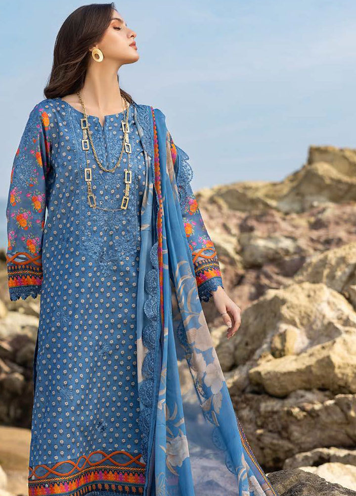 Sunshine By Charizma Embroidered Lawn Suit Unstitched 3 Piece CRZ24SL SN4-09 - Summer Collection