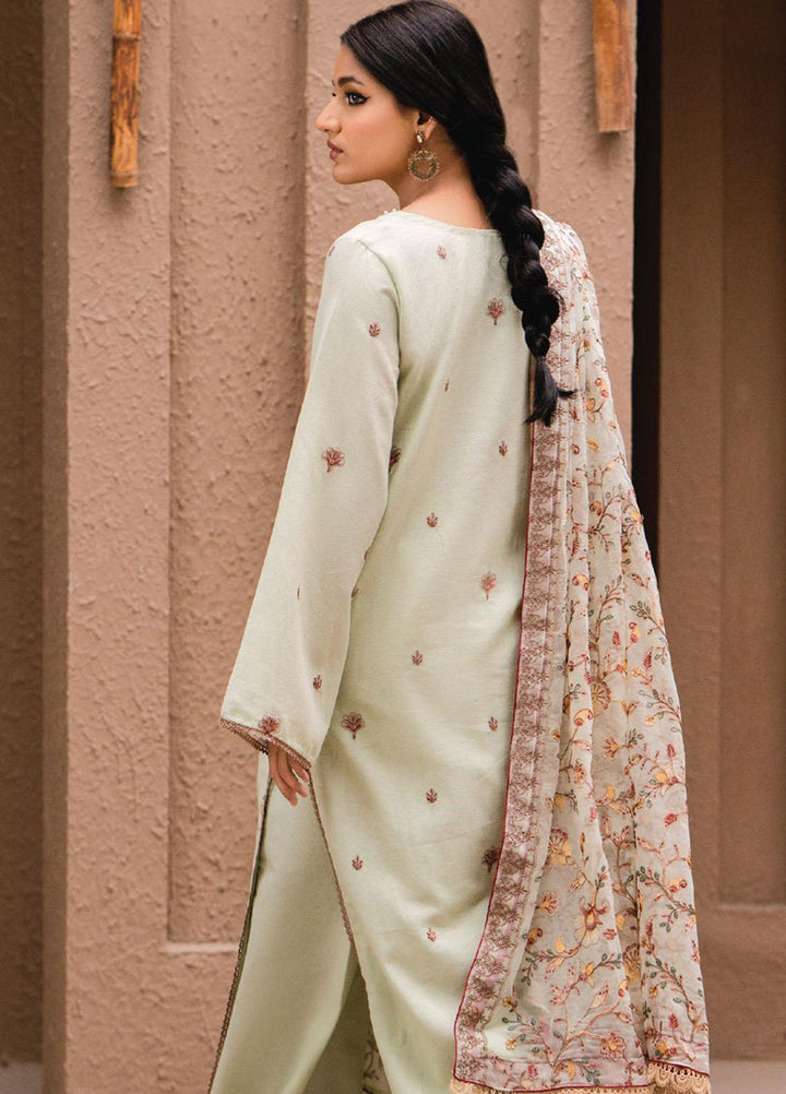 Surmai By Humdum Embroidered Lawn Suits Unstitched 3 Piece HD23S D-3 - Summer Collection