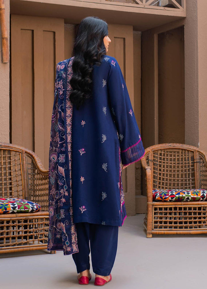 Surmai By Humdum Embroidered Lawn Suits Unstitched 3 Piece HD23S D-9 - Summer Collection