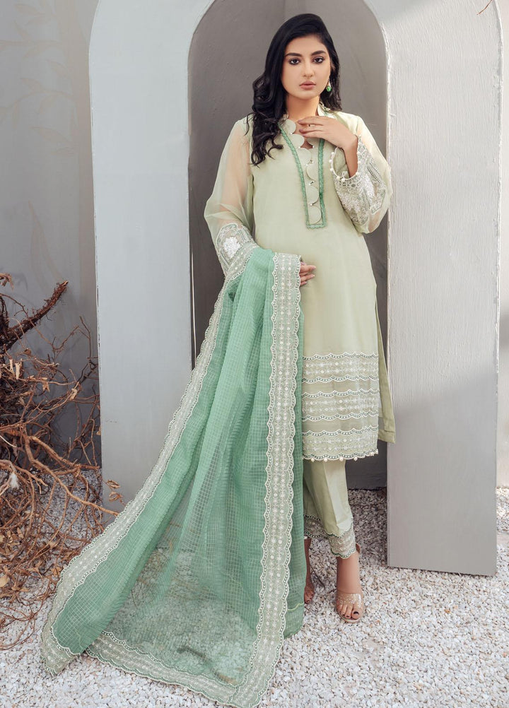 Surmai Luxury Pret  3 Organza Piece Dress SUR22EF SLP17 LAURAL