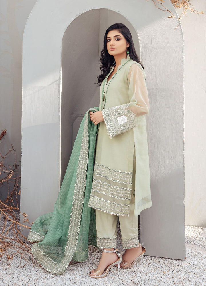Surmai Luxury Pret  3 Organza Piece Dress SUR22EF SLP17 LAURAL