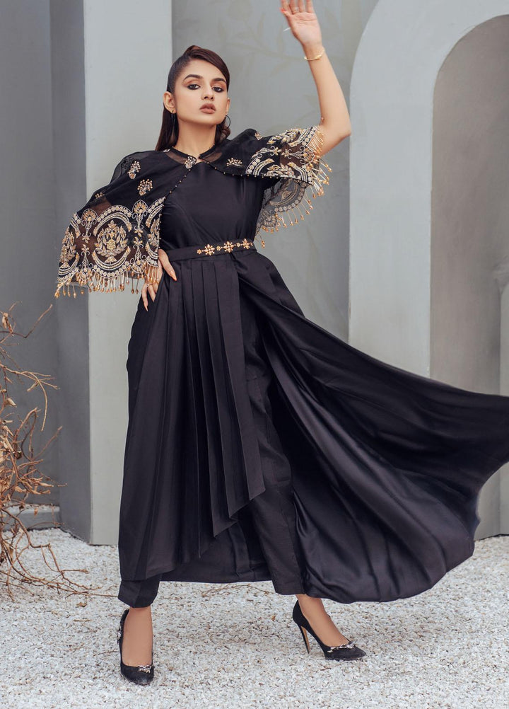 Surmai Luxury Pret   3 Piece Dress SUR22EF SWC 04 B MUSHK BLACK