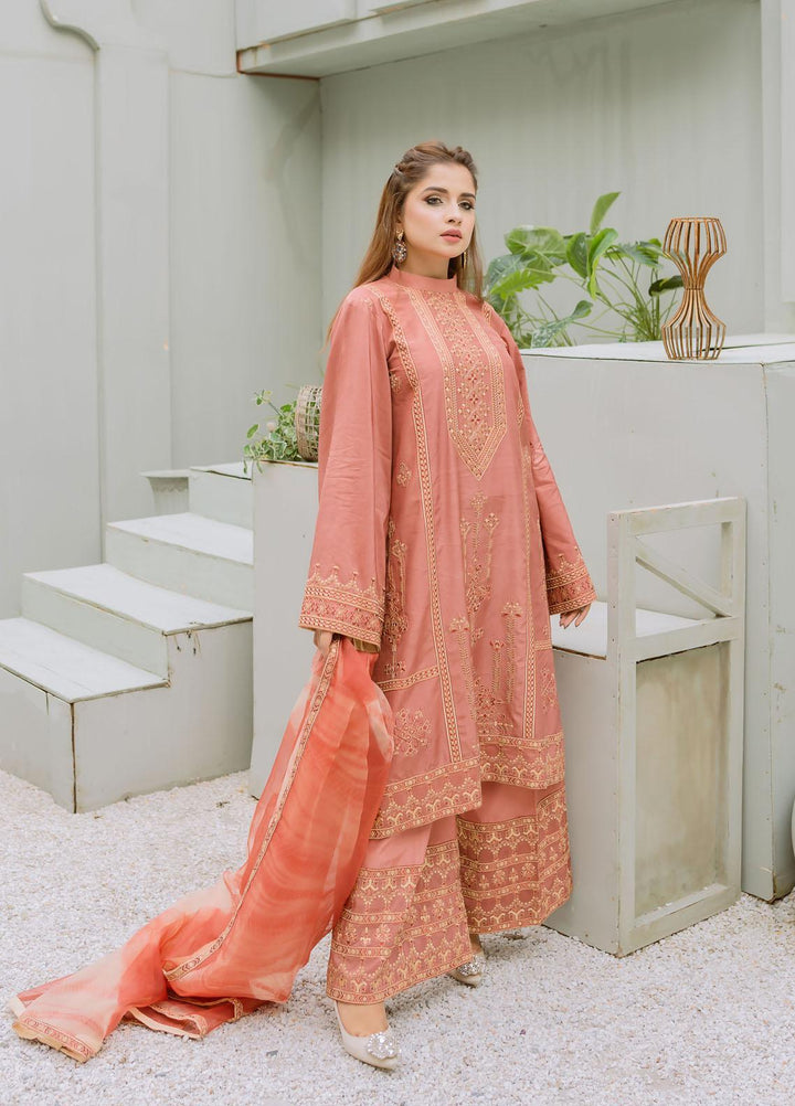 Surmai Luxury Pret  Grip 3 Piece Dress SUR22PR MOIRA SLP-01