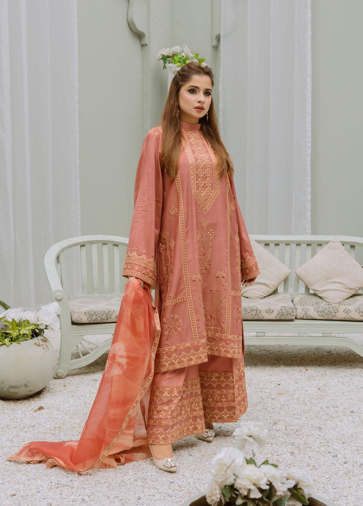 Surmai Luxury Pret  Grip 3 Piece Dress SUR22PR MOIRA SLP-01