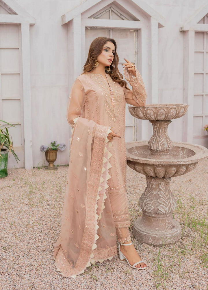 Surmai Luxury Pret  Organza 3 Piece Dress SUR22PR FLORENCE SLP-04