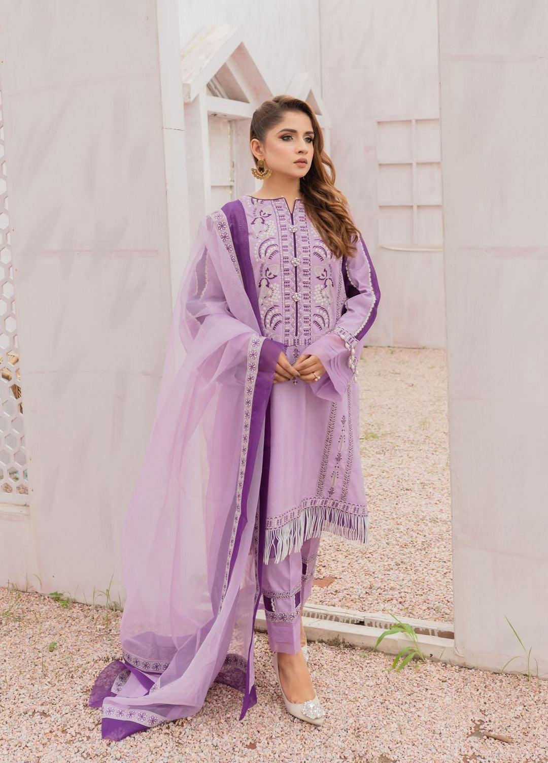 Surmai Luxury Pret  Grip 3 Piece Dress SUR22PR JASMIN SLP-07