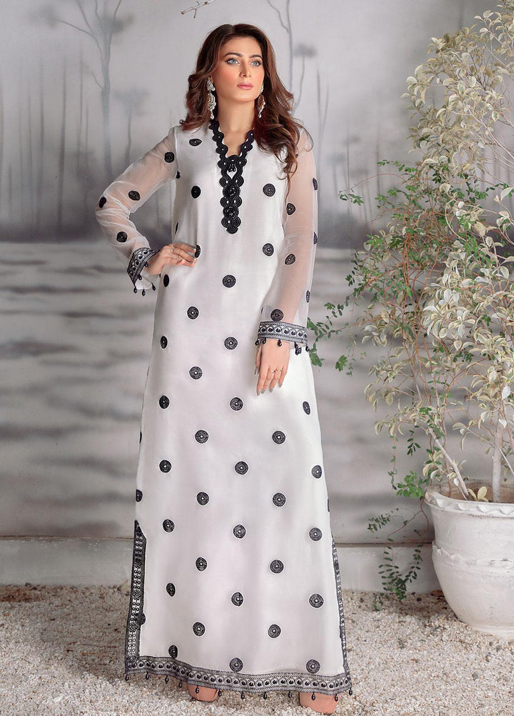 Surmai Luxury Pret Embroidered Organza 2 Piece Dress SLP-01