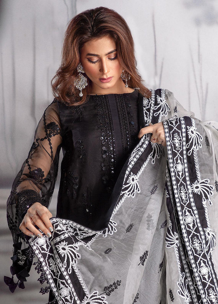 Surmai Luxury Pret Embroidered Organza 3 Piece Dress SLP-02