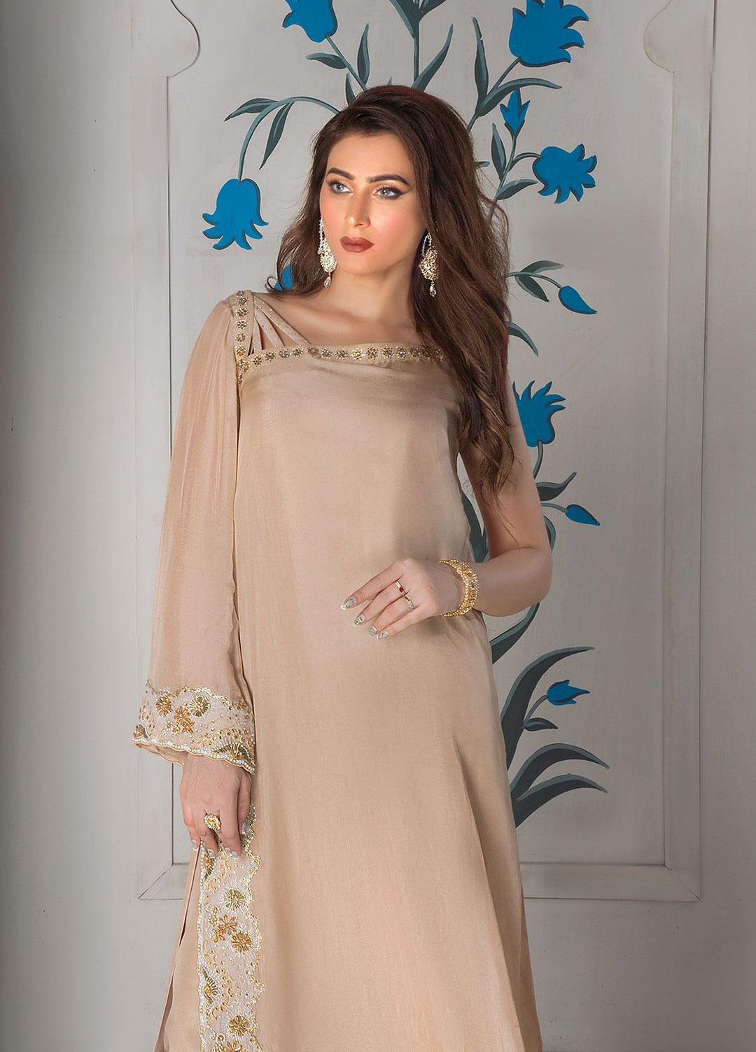 Surmai Luxury Pret Embroidered Grip 2 Piece Dress SLP-08