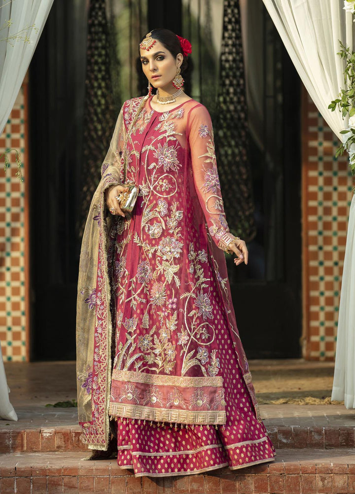 Surmaya By Avyana Embroidered Net Suits Unstitched 4 Piece Kashish - Wedding Formal Collection