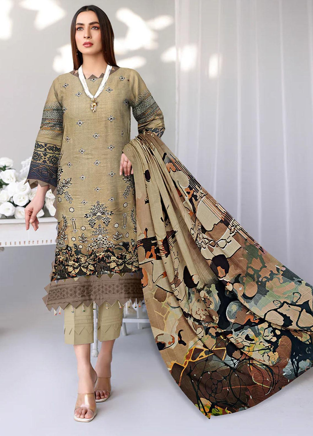 Swiss Miss By Insiya Clothing Embroidered Lawn Suits Unstitched 3 Piece INS23SM 06 - Summer Collection