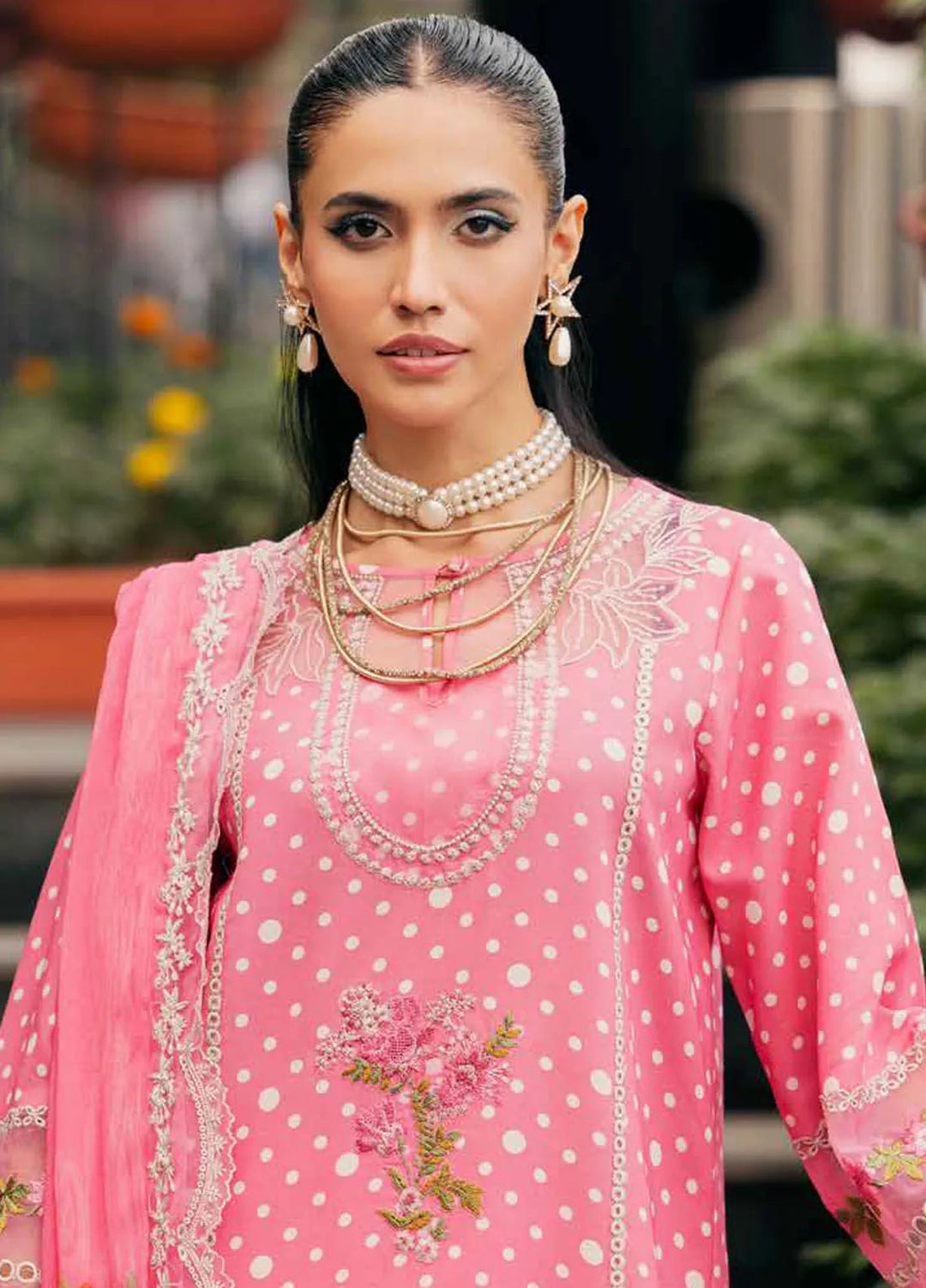 Swissmiss by Charizma Embroidered Swiss Viole Suit Unstitched 3 Piece CR25SV CSM5- 03 - Summer Collection