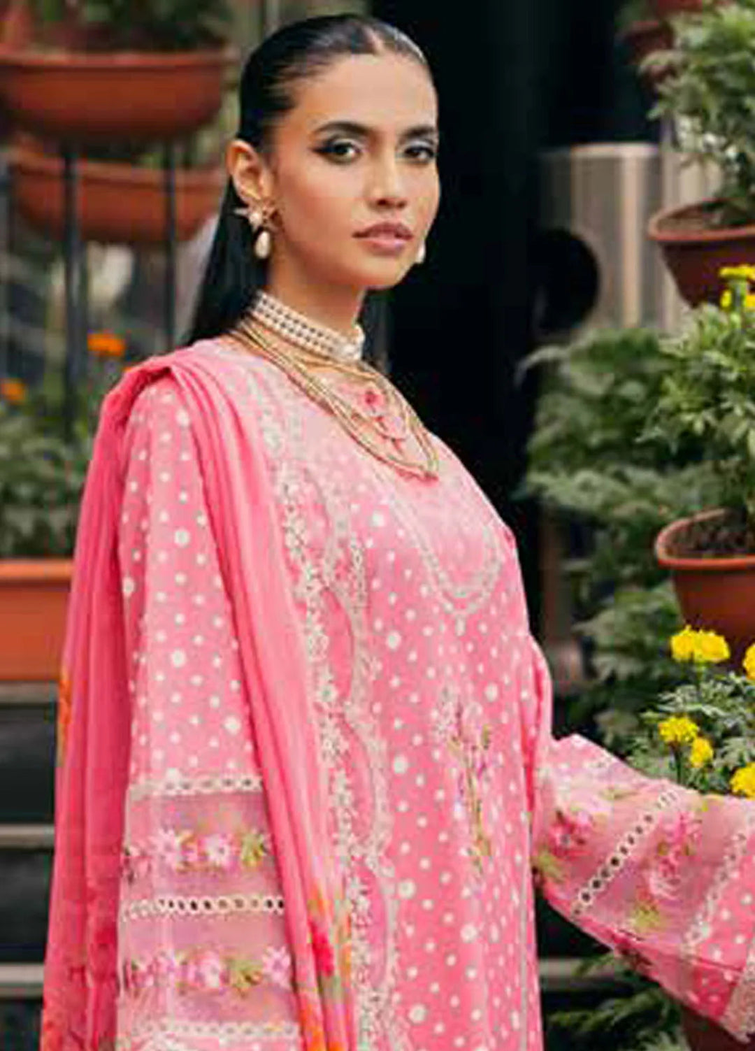 Swissmiss by Charizma Embroidered Swiss Viole Suit Unstitched 3 Piece CR25SV CSM5- 03 - Summer Collection