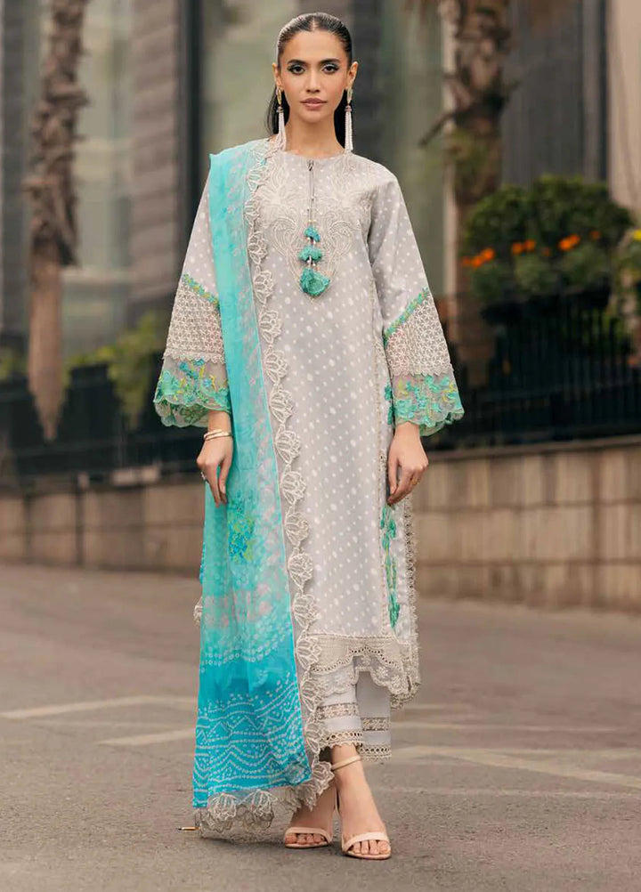Swissmiss by Charizma Embroidered Swiss Viole Suit Unstitched 3 Piece CR25SV CSM5- 06 - Summer Collection