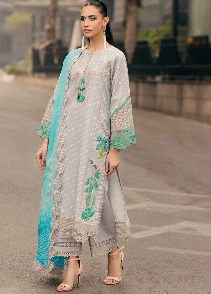 Swissmiss by Charizma Embroidered Swiss Viole Suit Unstitched 3 Piece CR25SV CSM5- 06 - Summer Collection