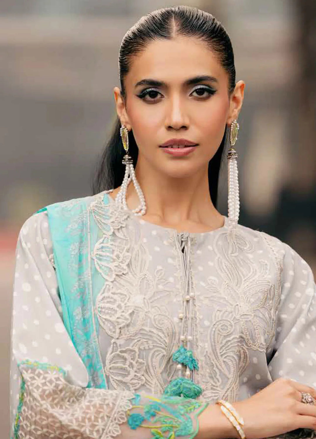 Swissmiss by Charizma Embroidered Swiss Viole Suit Unstitched 3 Piece CR25SV CSM5- 06 - Summer Collection