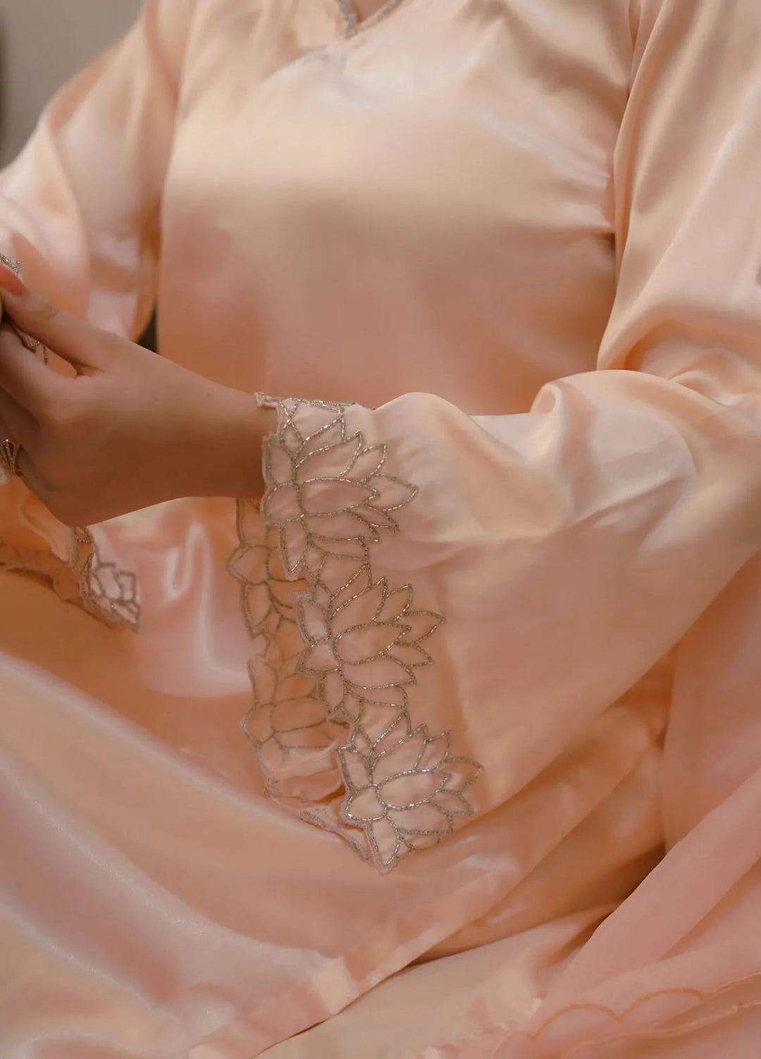 Syah Pret Casual Satin Silk 3 Piece Suit EST-001 KANWAL