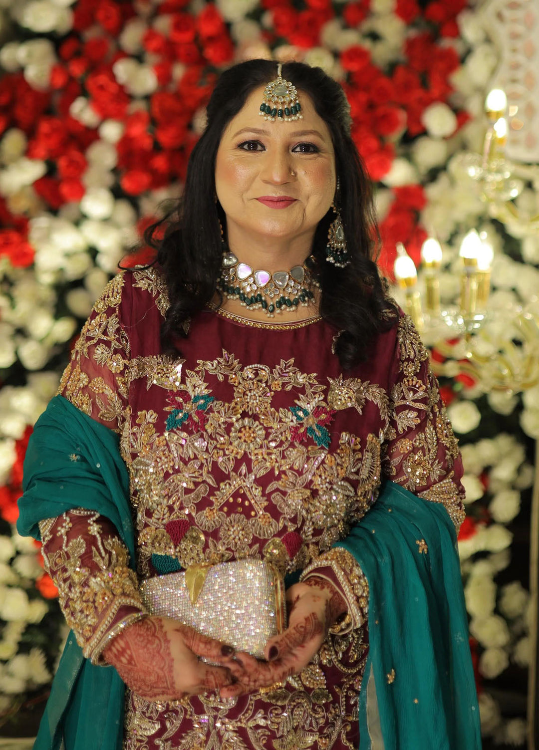 Syah Pret Embroidered Chiffon 3 Piece Suit Est-025 Zeenat