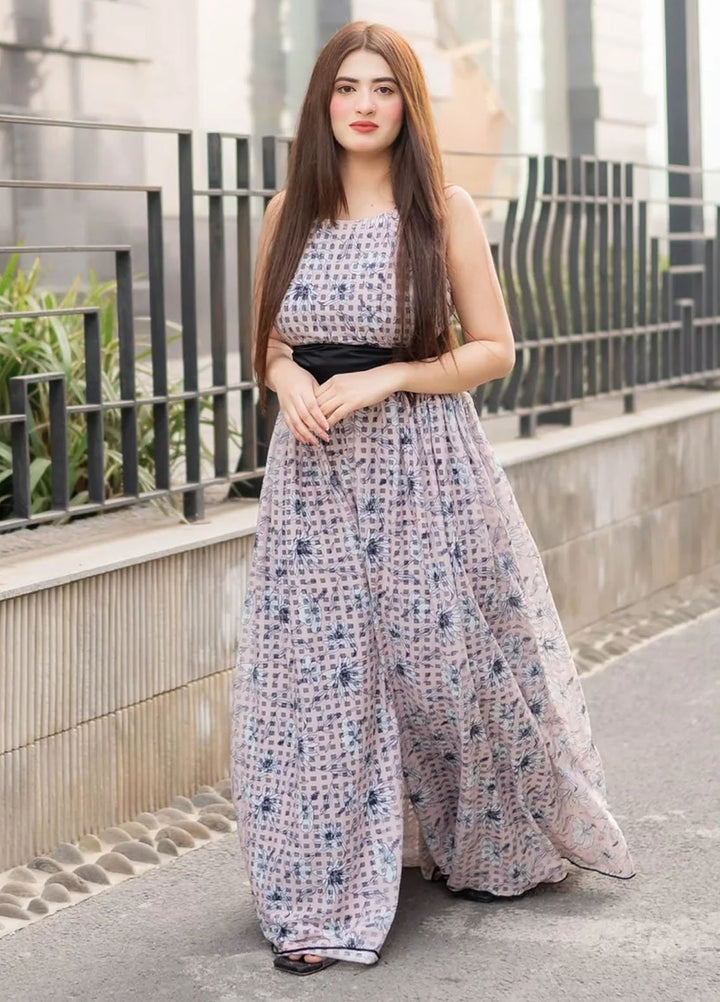 Syah Pret Western Suit Cotton Net Jumpsuit