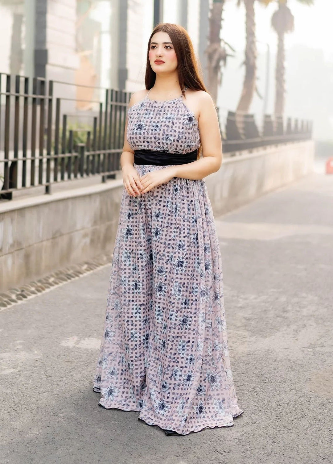 Syah Pret Western Suit Cotton Net Jumpsuit