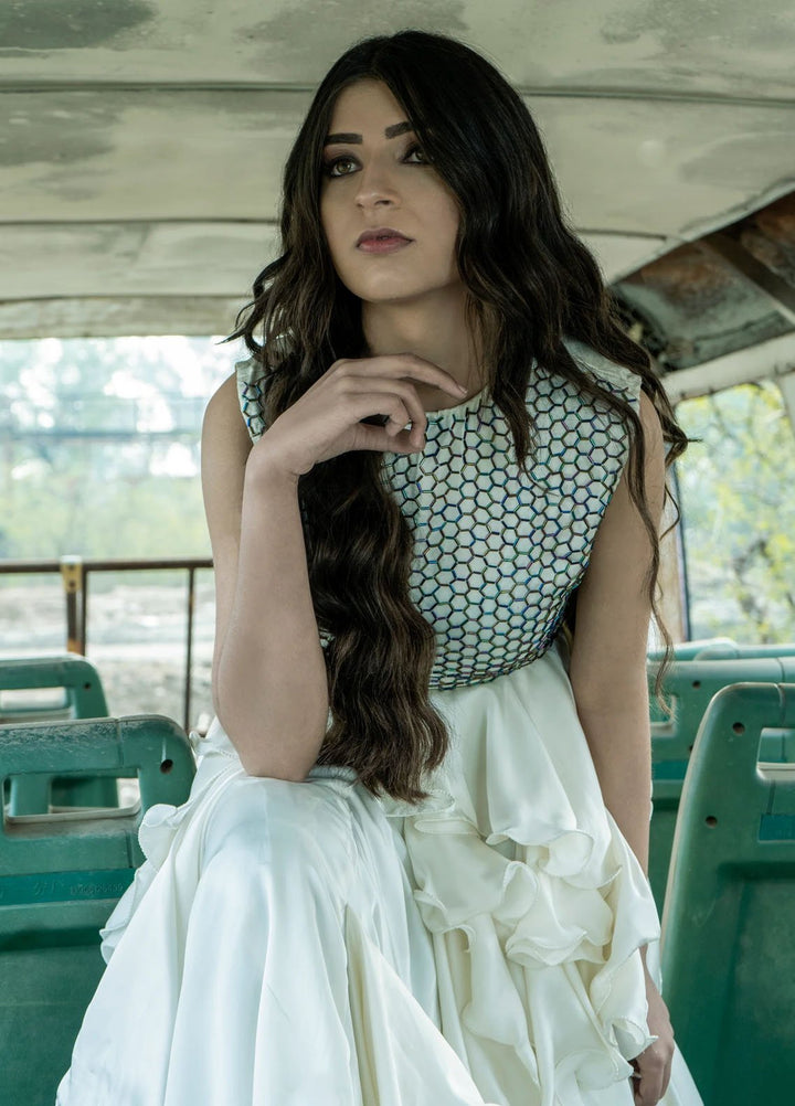 Syah Pret Western Suit Flounce Frock